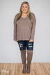 Truly Yours Sweater- Dark Mocha