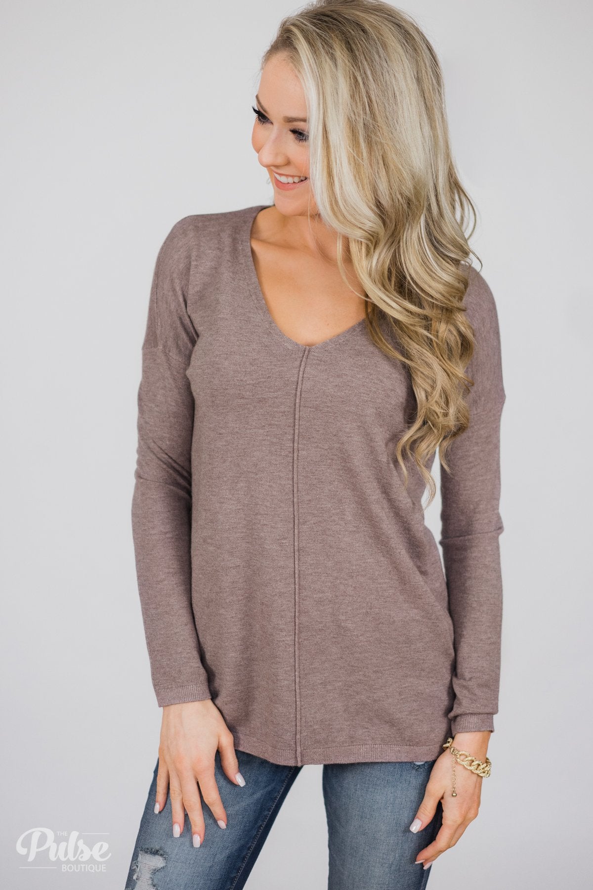 Truly Yours Sweater- Dark Mocha