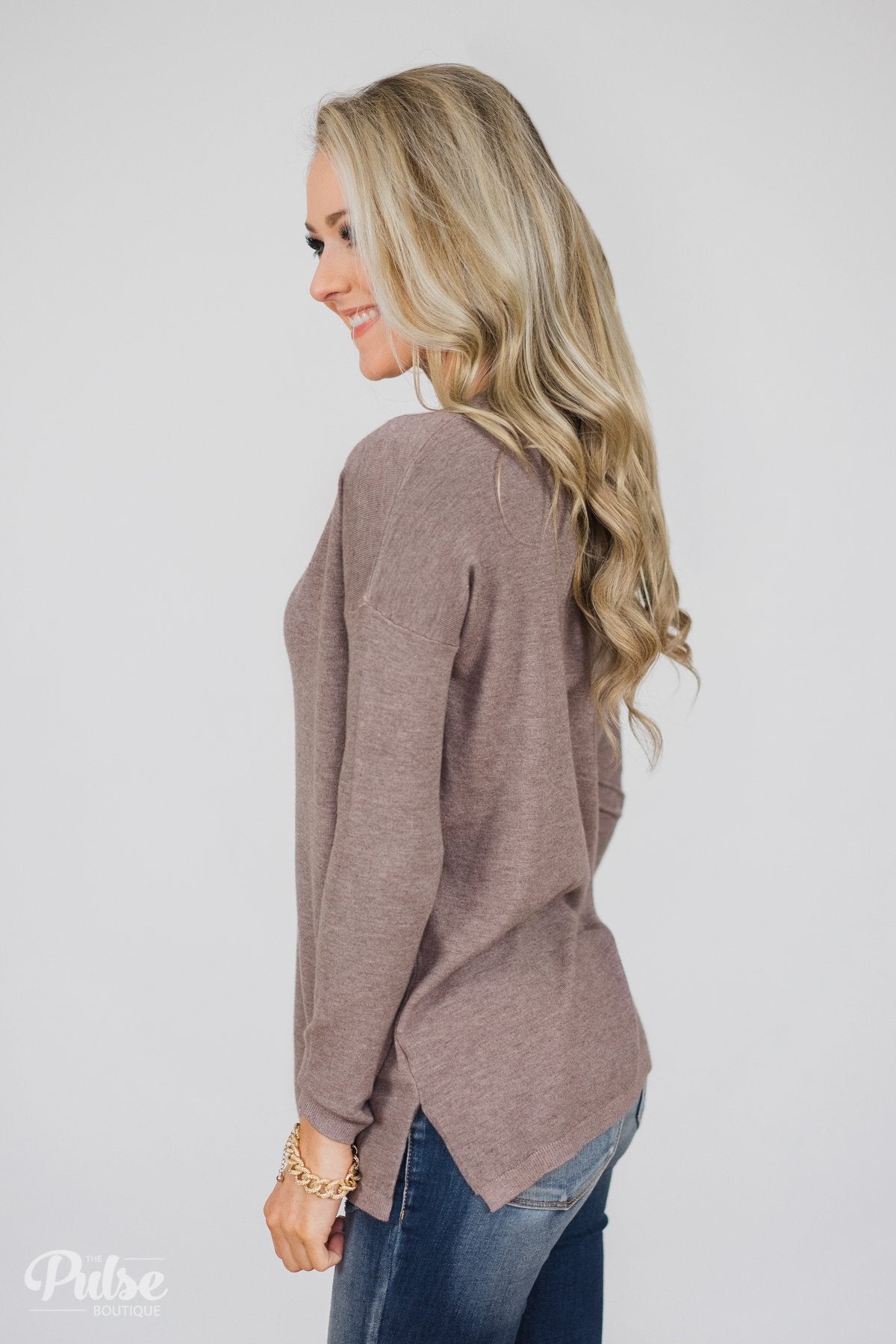 Truly Yours Sweater- Dark Mocha
