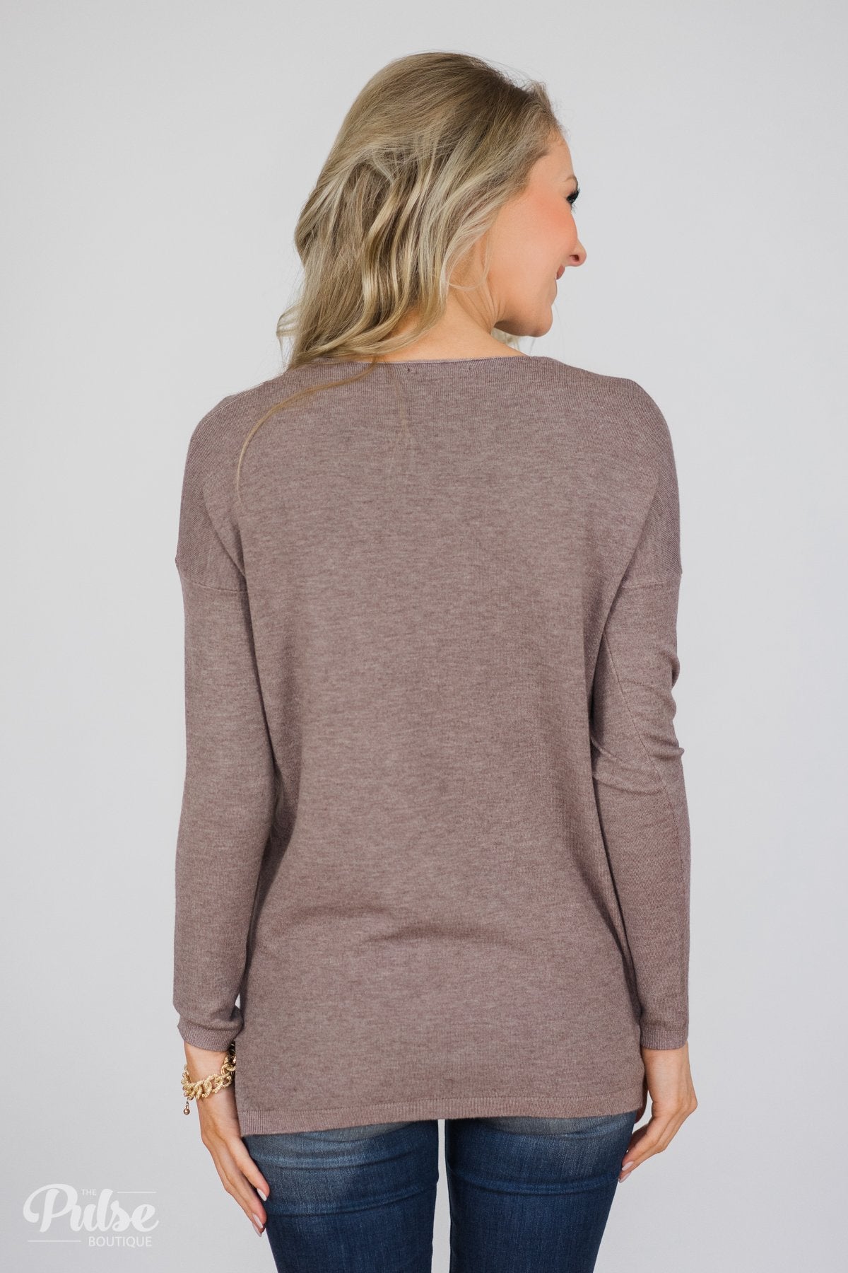 Truly Yours Sweater- Dark Mocha