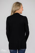 As Easy As Can Be Cardigan- Black