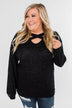 Dance The Day Away Criss Cross Top- Black
