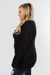 Dance The Day Away Criss Cross Top- Black