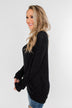 Dance The Day Away Criss Cross Top- Black