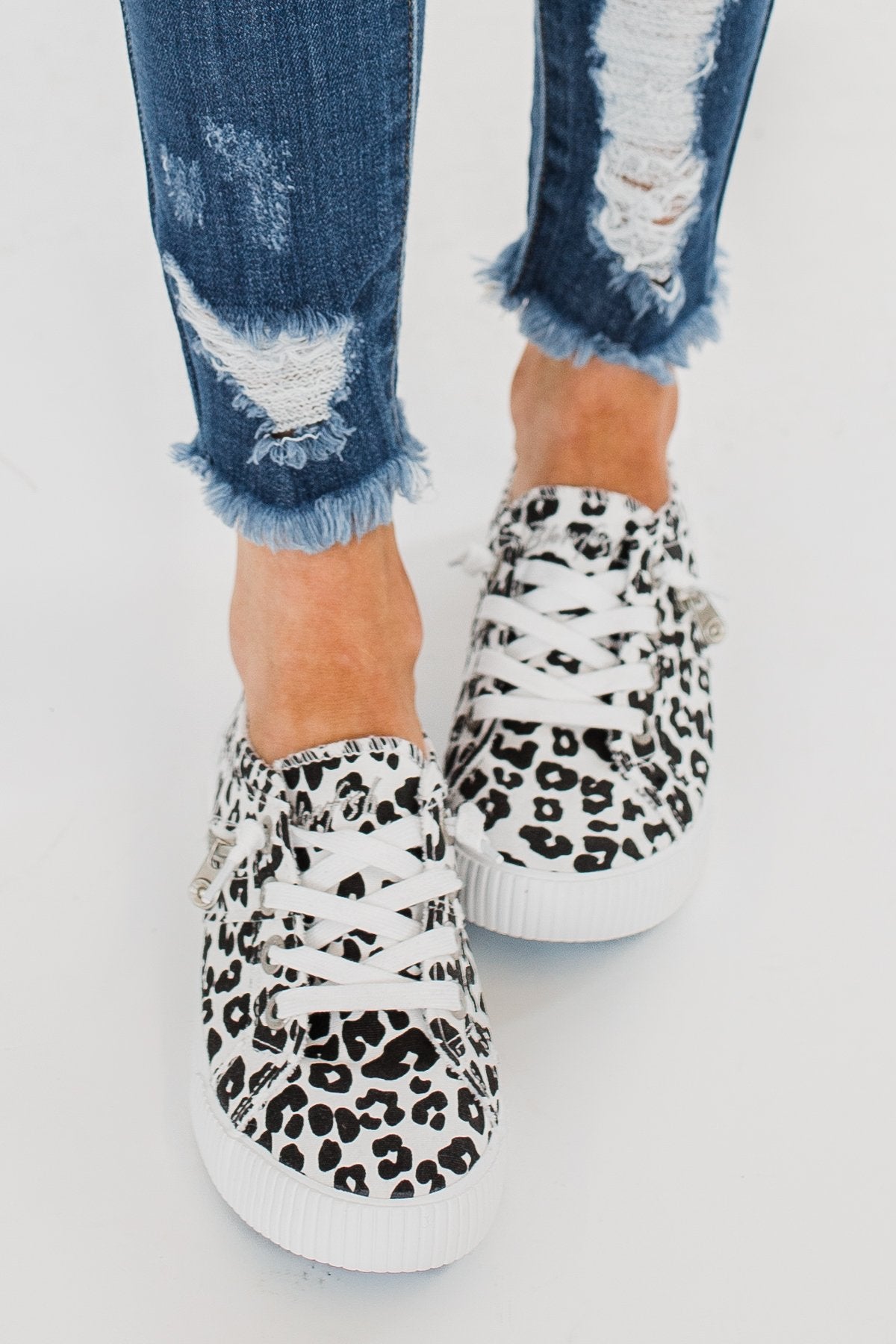 Blowfish Fruit Sneakers- Cream Leopard