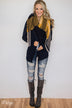 As Easy As Can Be Cardigan- Navy