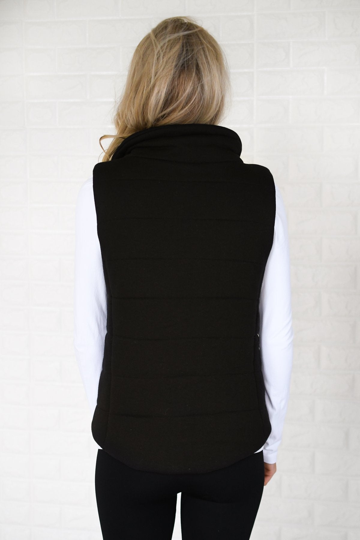 Black Puffer Vest