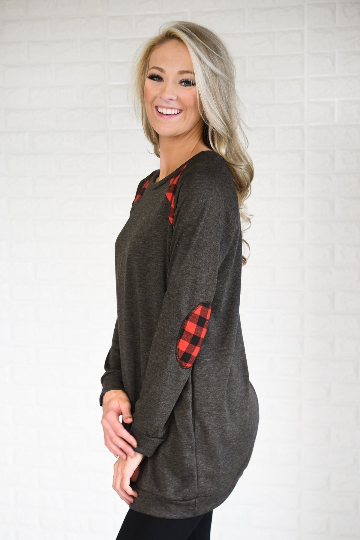 Dance to My Song Charcoal Tunic Top