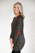 Dance to My Song Charcoal Tunic Top