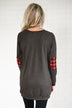 Dance to My Song Charcoal Tunic Top