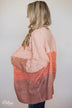 Chunky Knitted Cardigan- Shades of Pink