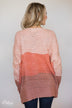 Chunky Knitted Cardigan- Shades of Pink