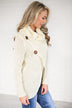 Give Me a Reason Button Sweater - Ivory
