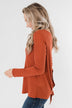 The Best I Can Long Sleeve Top- Burnt Orange