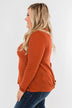 The Best I Can Long Sleeve Top- Burnt Orange