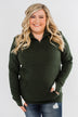 Pulse Exclusive Quarter Zip Pullover- Dark Olive