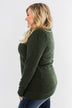 Pulse Exclusive Quarter Zip Pullover- Dark Olive