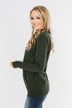 Pulse Exclusive Quarter Zip Pullover- Dark Olive