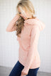 Solid Blush Ampersand Double Hooded Sweatshirt