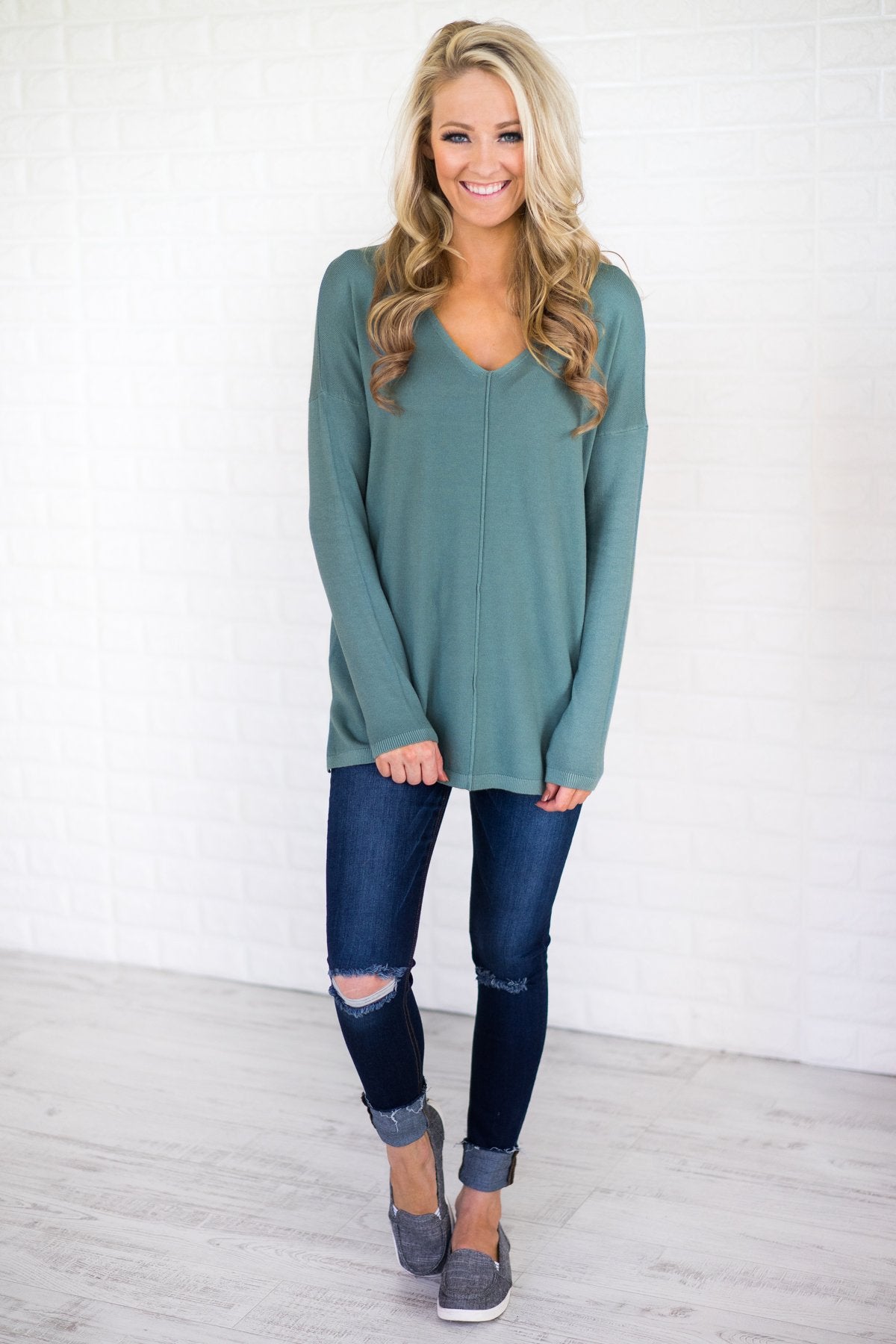 Forever Yours Sweater - Sea Foam