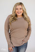 Butter Me Up Sweater- Light Mocha