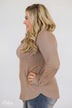 Butter Me Up Sweater- Light Mocha