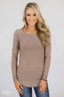 Butter Me Up Sweater- Light Mocha