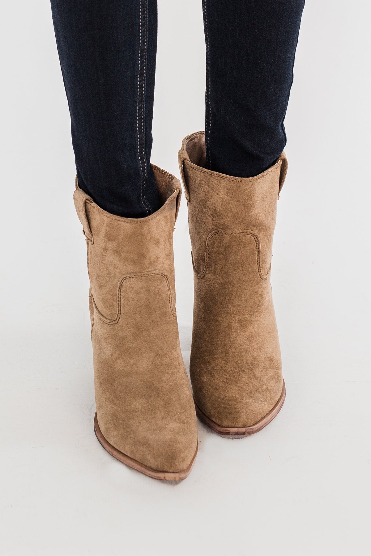 Very G Rosie Booties- Taupe