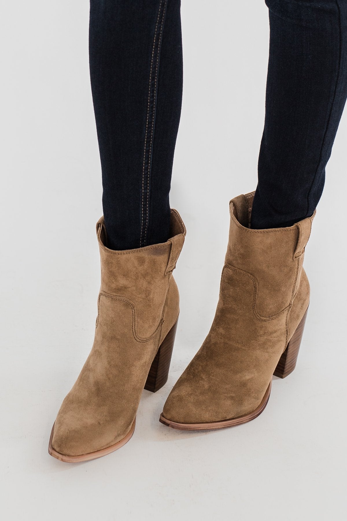 Very G Rosie Booties- Taupe