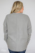In Awe Pullover Sweater- Heather Grey