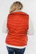A New Journey Reversible Vest- Rust & Beige