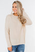 Today Is The Day Knit Sweater- Cream