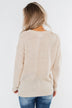 Today Is The Day Knit Sweater- Cream
