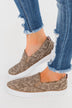 Sugar Flicker Shoes- Washed Leopard Canvas