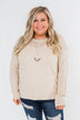 Today Is The Day Knit Sweater- Cream