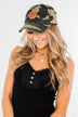 Pulse Distressed Ball Cap- Camo