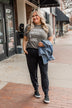"Weekends. Coffee. & Dogs." Graphic Tee- Charcoal