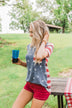 Celebrity Pink Cuff Shorts- Brick Red