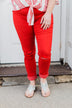KanCan Colored Skinny Jeans- Scarlet Red