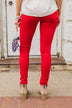 KanCan Colored Skinny Jeans- Scarlet Red