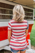 Feels Like Freedom Flag Print Top