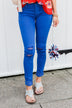 KanCan Colored Skinny Jeans- Royal Blue