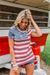 Feels Like Freedom Flag Print Top