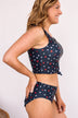 Soul Full Of Sunshine Knot Tankini Top- Navy Stars