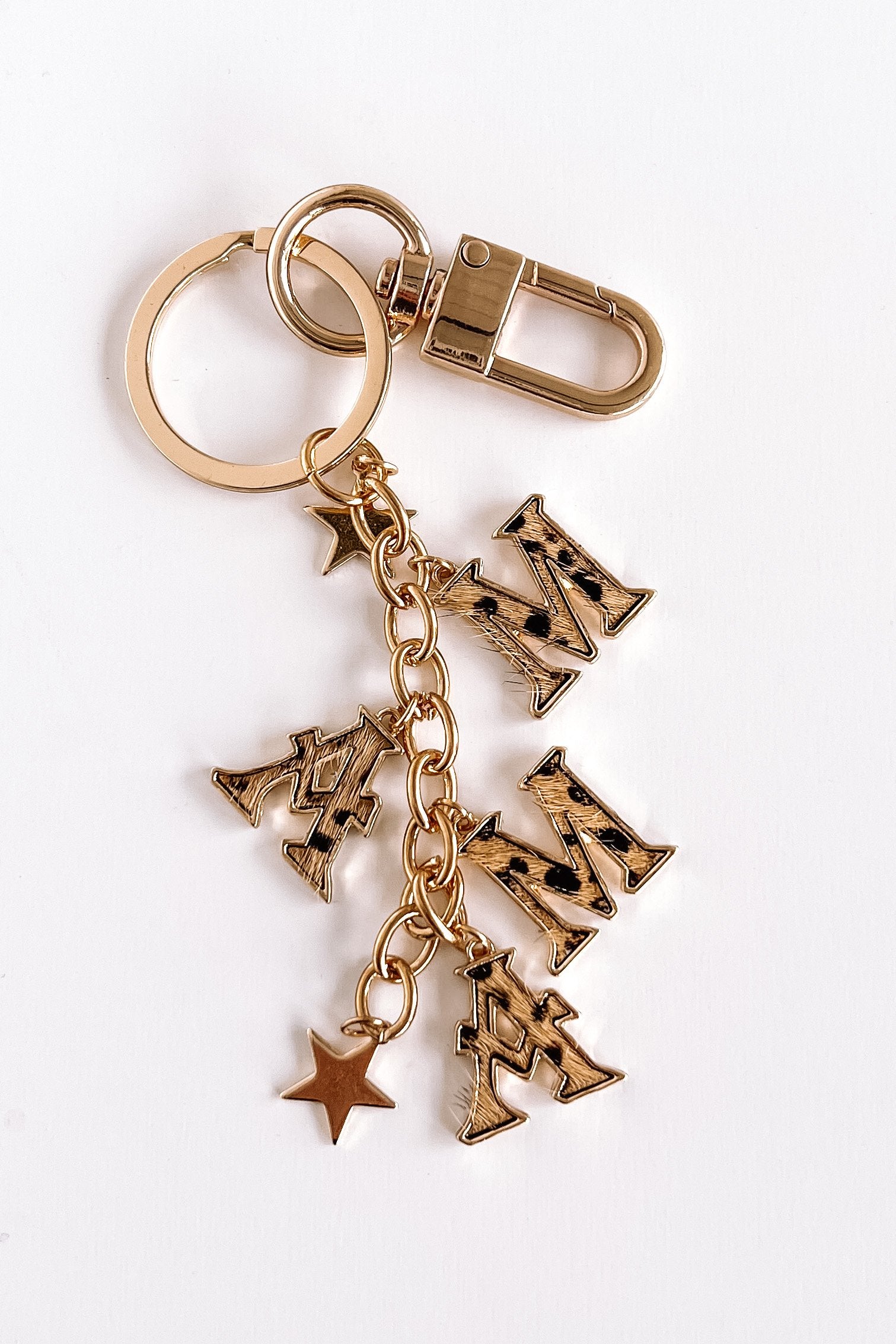 Rockin' "Mama" Key Chain- Gold