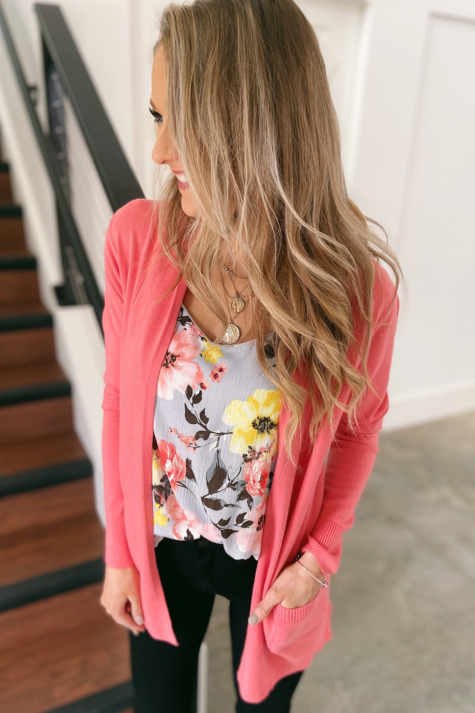 Always A Good Time Floral Tank Top- Periwinkle