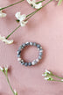 Stone and Gem Bracelet-Grey and Pink