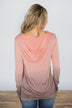 Pink Ombre Hoodie