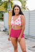 High Tide Athleisure Shorts- Berry