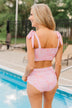 Living For Summer High-Rise Swim Bottoms- Pink